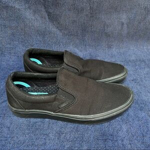 VANS Comfy Cush Slip On Canvas shoes women’s 9.5 men’s 8 black